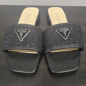 GUESS Tamsley Flat Black Women's Slide Sandals